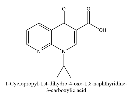1-cyclopropyl-4-oxo-1,4-dihydro-1,8-naphthyridine-3-carboxylic acid