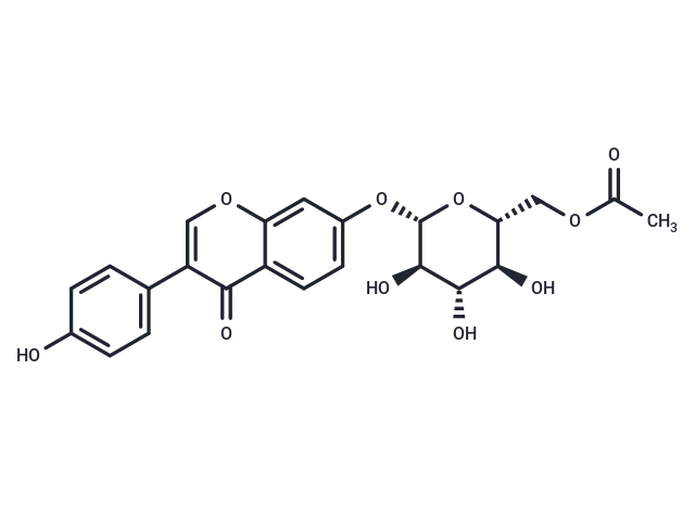 化合物 6"-O-Acetyldaidzin|T13521|TargetMol