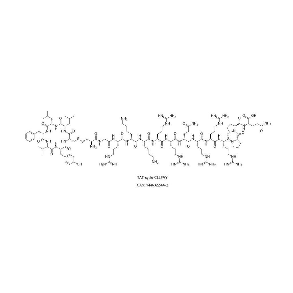 TAT-cyclo-CLLFVY  1446322-66-2