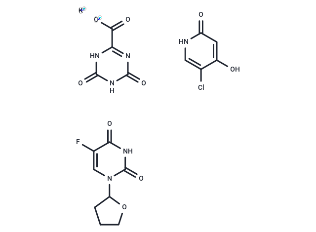 化合物 Tegafur-gimeracil-oteracil potassium|T89103|TargetMol