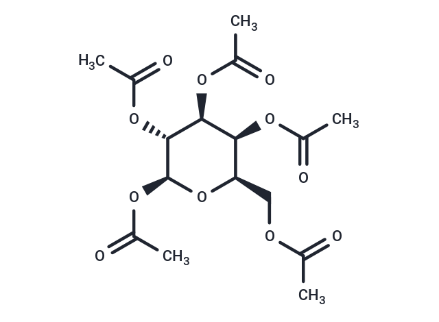 化合物 β-D-Galactose pentaacetate|T87695|TargetMol