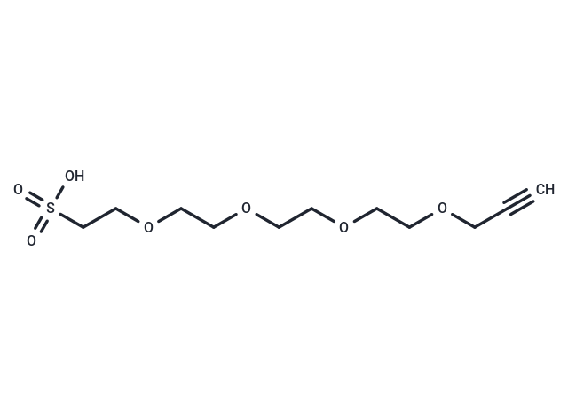化合物 Propargyl-PEG4-sulfonic acid|T16631|TargetMol