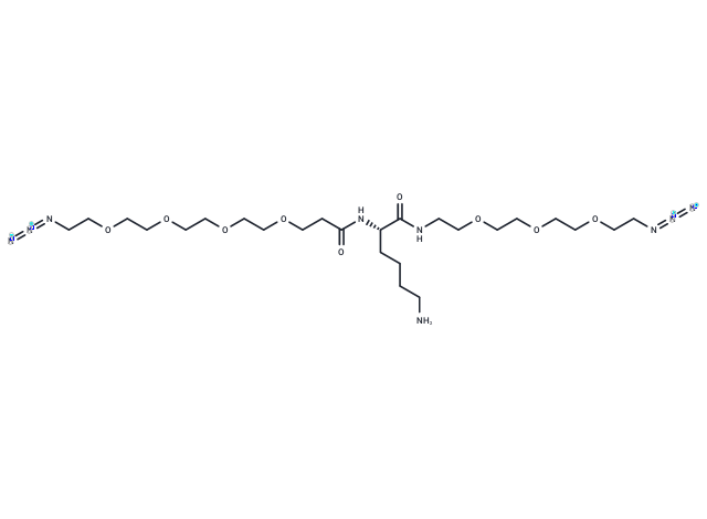 化合物 NH2-C5-PEG4-N3-L-Lysine-PEG3-N3|T18486|TargetMol