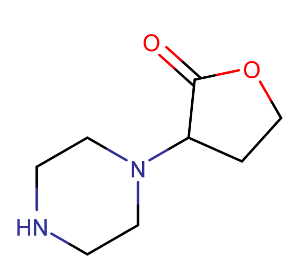 2(3H)-Furanone, dihydro-3-(1-piperazinyl)