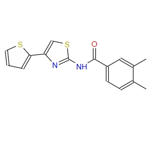 BENZAMIDE, 3,4-DIMETHYL-N-[4-(2-THIENYL)-2-THIAZOLYL]-