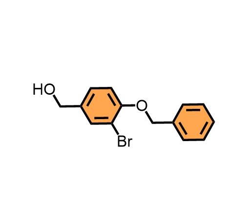 (4-(苄氧基)-3-溴苯基)甲醇 459430-90-1