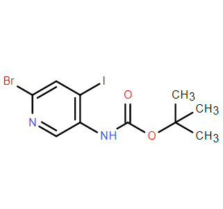 (6-溴-4-碘吡啶-3-基)氨基甲酸叔丁酯