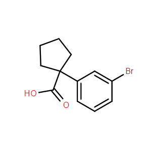 1-(3-溴苯基)环戊烷-1-甲酸
