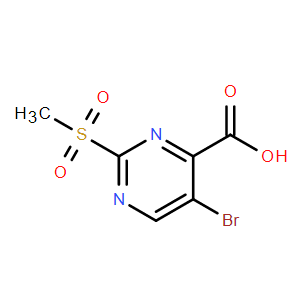 2-甲砜基-5-溴-4-嘧啶甲酸