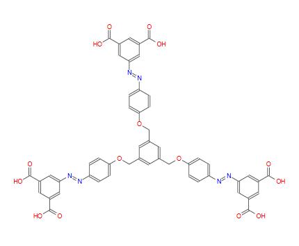 1,3,5-三(3',5'-二羧基偶氮苯-1'-氧甲基)苯  1417799-33-7  