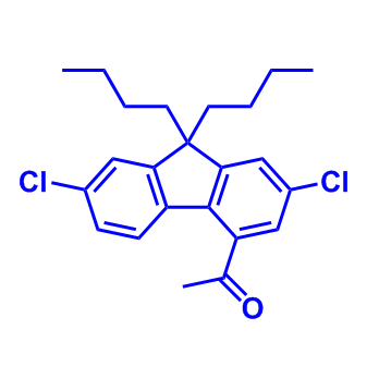 4-乙酰基-2,7-二氯-9,9-二丁基芴
