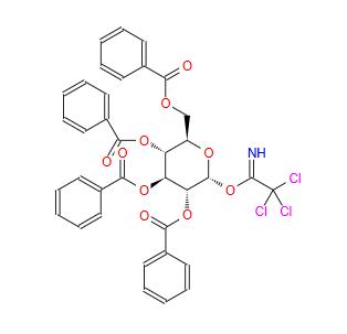 2,3,4,6-四-O-苯甲酰基-ALPHA-D-葡萄糖苷  149707-75-5  2,3,4,6-Tetra-O-benzoyl-1-O-(2,2,2-trichloroethanimidoyl)-α-D-glucopyranose