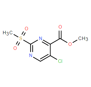 5-氯-2-（甲基磺酰基）嘧啶-4-羧酸甲酯