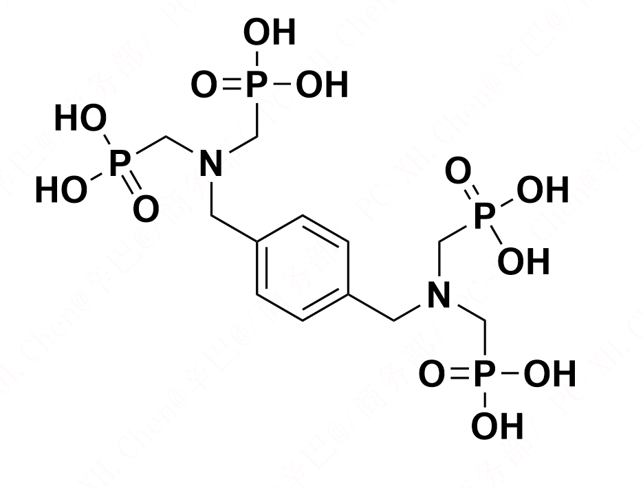 ((1,4-亚苯基双(亚甲基))双(氮杂三烷基)四(亚甲基)四(膦酸)