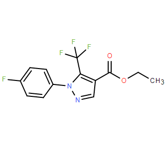 1-（4-氟苯基）-5-（三氟甲基）-1H-吡唑-4-羧酸乙酯