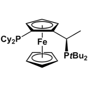 (R)-(-)-1-[(S)-2-(二环己基膦)二茂铁]乙基二叔丁基膦；158923-11-6