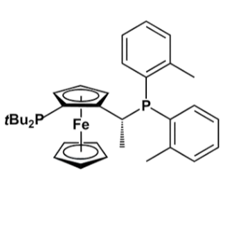 (R)-1-[(Sp)-2-(二叔丁基膦)二茂铁基]乙基双(2-甲基苯基)膦；849924-76-1