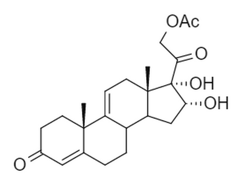 16α，17α，21-三羟基孕甾-4，9（11）-二烯-3，20-二酮-21-醋酸酯