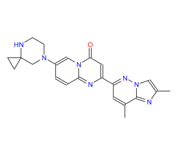 "7-(4,7-二氮杂螺[2.5]辛烷-7-基)-2- (2,8-二甲基咪唑并[1,2-b]哒嗪-6-基)-4H-吡啶并[1,2-a]嘧啶-4-酮"