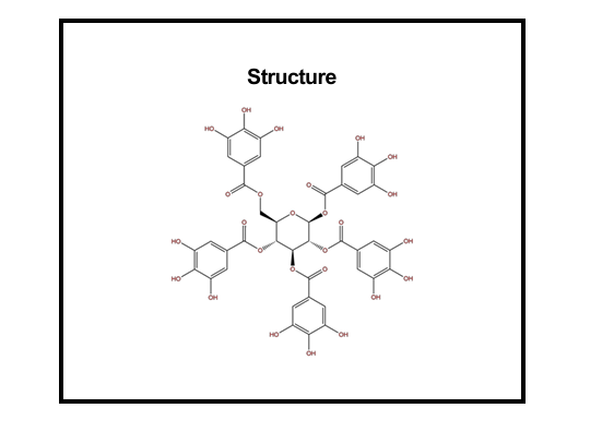1,2,3,4,6-O-五没食子酰葡萄糖 14937-32-7