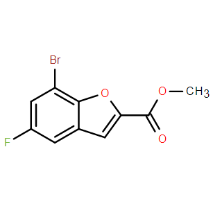 7-溴-5-氟苯并呋喃-2-羧酸甲酯