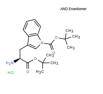 叔丁基(S)-3-(2-氨基-3-(叔丁氧基)-3-氧代丙基)-1H-吲哚-1-羧酸盐酸盐