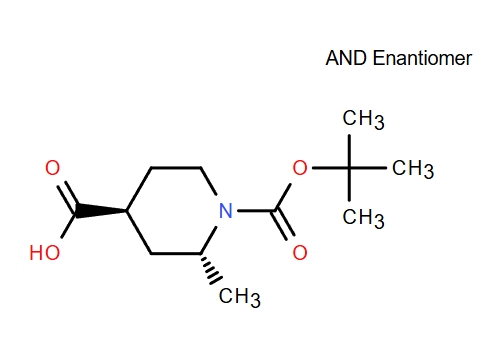 (2R,4S)-1-叔丁氧羰基-2-甲基哌啶-4-甲酸 