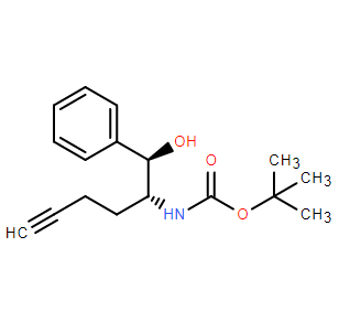 （1R，2R）-1-羟基-1-苯基己-5-炔-2-基）氨基甲酸叔丁酯