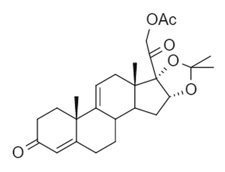 16α，17-[1-甲基亚乙基）双(氧)］-孕甾-4，9（11）-二烯-3，20-二酮-21-醋酸酯