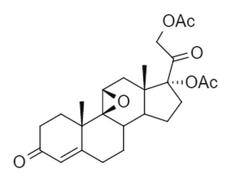 17α，21-二羟基-9β，11β-环氧孕甾-4-烯-3，20-二酮-17，21-二醋酸酯