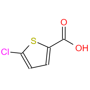 2-氯噻吩-5-甲酸；24065-33-6
