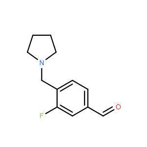 3-氟-4-(吡咯烷-1-基甲基)苯甲醛