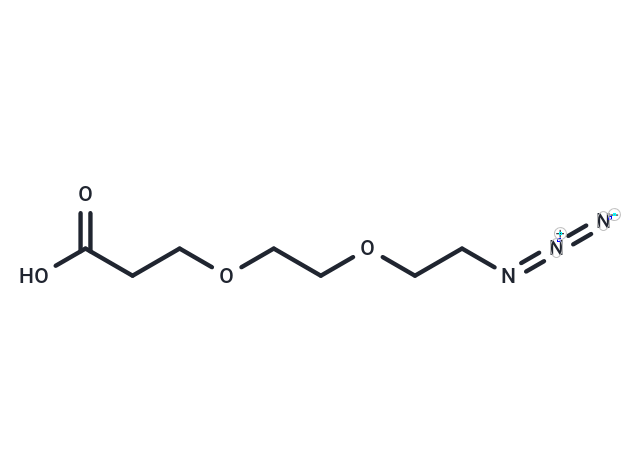 化合物 Azido-PEG2-C2-acid|T14418|TargetMol