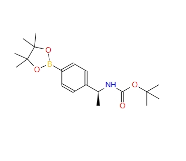Carbamic acid, N-[(1S)-1-[4-(4,4,5,5-tetramethyl-1,3,2-dioxaborolan-2-yl)phenyl]ethyl]-, 1,1-dimethylethyl ester