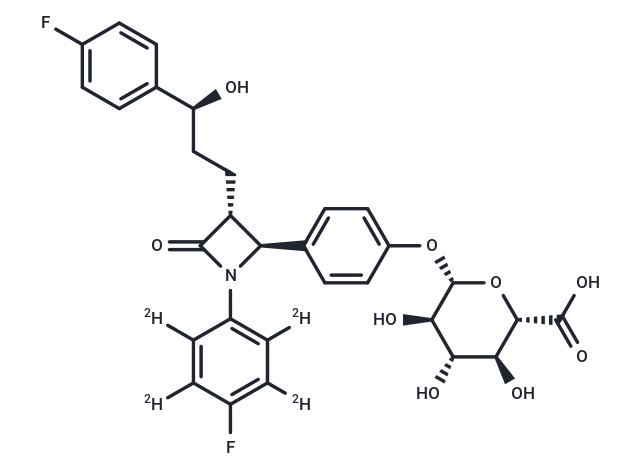 依泽替米贝葡糖苷酸 d4|TMIH-0230|TargetMol