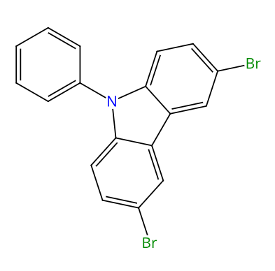 3,6-二溴-9-苯基咔唑；57103-20-5