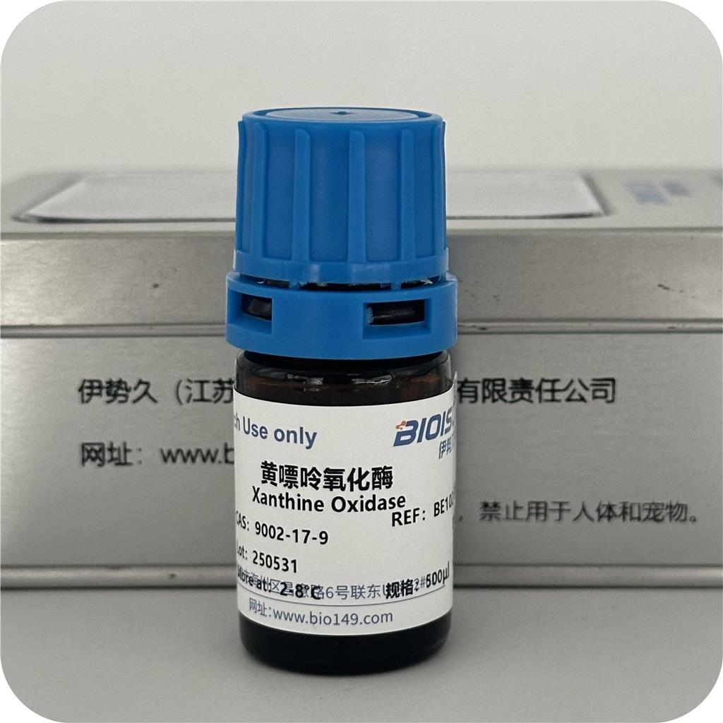 黄嘌呤氧化酶,来源于牛奶，, ≥0.1 units/mg