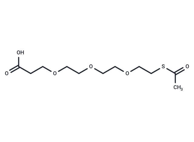 化合物 S-Acetyl-PEG3-C2-acid|T16822|TargetMol