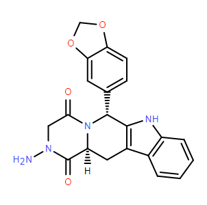 (6R,12aS)-2-氨基-6-(苯并[d][1,3]二氧戊环-5-基)-2,3,6,7,12,12a-六氢吡嗪并[1',2':1,6]吡啶并[3,4-b]吲哚-1,4-二酮