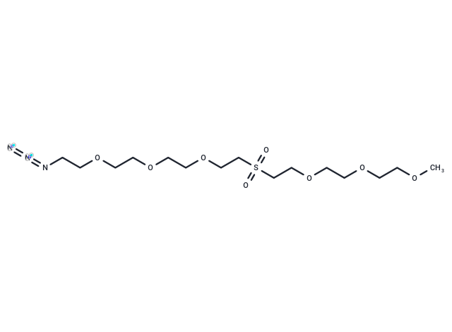 化合物 m-PEG3-Sulfone-PEG3-azide|T18186|TargetMol