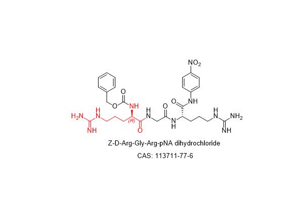 Z-D-Arg-Gly-Arg-pNA dihydrochloride 113711-77-6
