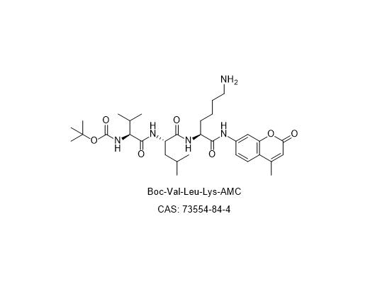 Boc-Val-Leu-Lys-AMC  73554-84-4