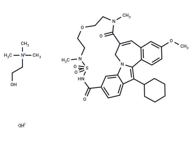 化合物 TMC647055 Choline salt|T13170|TargetMol
