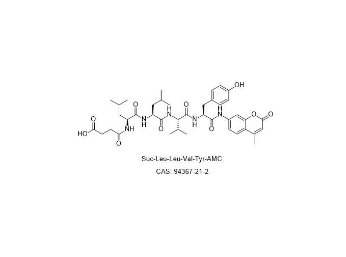 Suc-Leu-Leu-Val-Tyr-AMC 94367-21-2