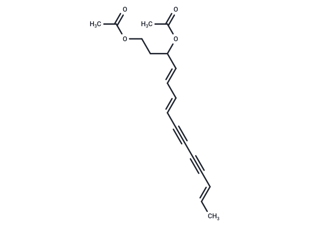 化合物 1,3-Diacetoxy-4,6,12-tetradecatriene-8,10-diyne|T125101|TargetMol