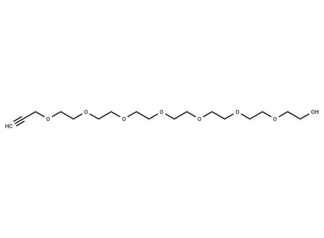 化合物 Propargyl-PEG7-alcohol|T16645|TargetMol