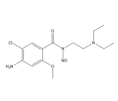 4-氨基-5-氯-N-(2-(二乙基氨基)乙基)-2-甲氧基-N-亚硝基苯甲酰胺(杂质 X)