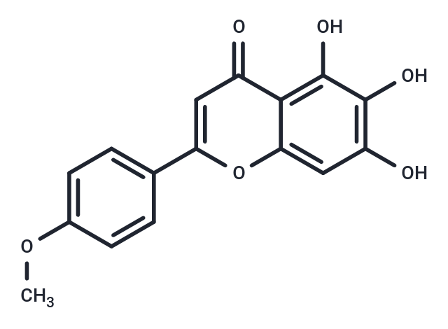 化合物 5,6,7-Trihydroxy-4'-methoxyflavone|T124460|TargetMol