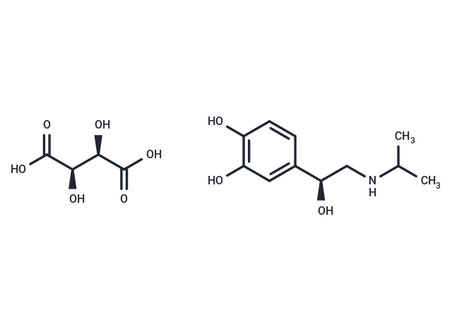 化合物 (S)-Isoproterenol bitartrate|T29262|TargetMol