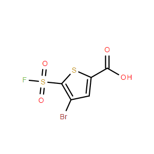 4-溴-5-(氟磺酰基)噻吩-2-羧酸